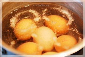 Boiling eggs for Avocado Eggs Recipe at your food fantasy| Yourfoodfantasy.com