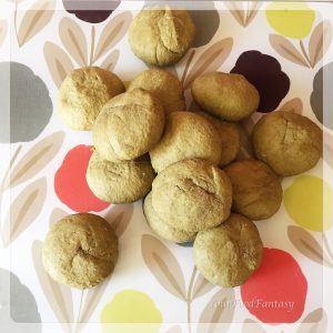 Dough balls ready for palak poori | YourFoodFantasy.com