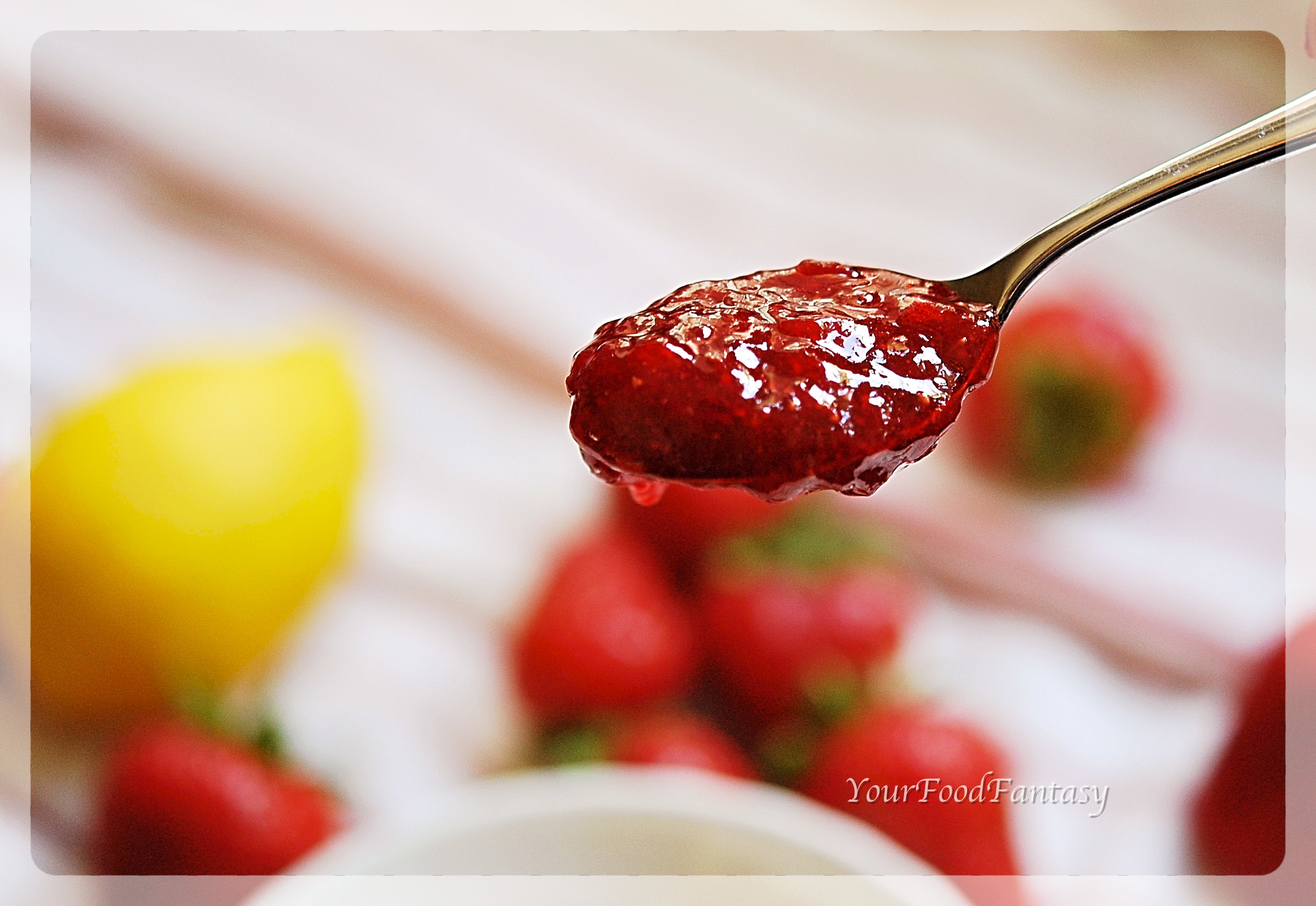 Tasty Homemade Strawberry Jam Recipe | YourFoodFantasy.com