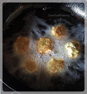 Frying Kofta | Lauki Kofta Curry | YourFoodFantasy