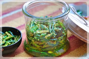 Instant Green Chilli Pickle Recipe - Your Food Fantasy