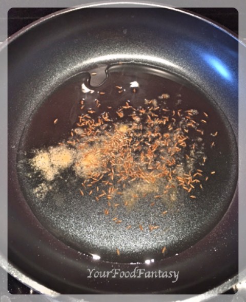 Frying Cumin Seeds