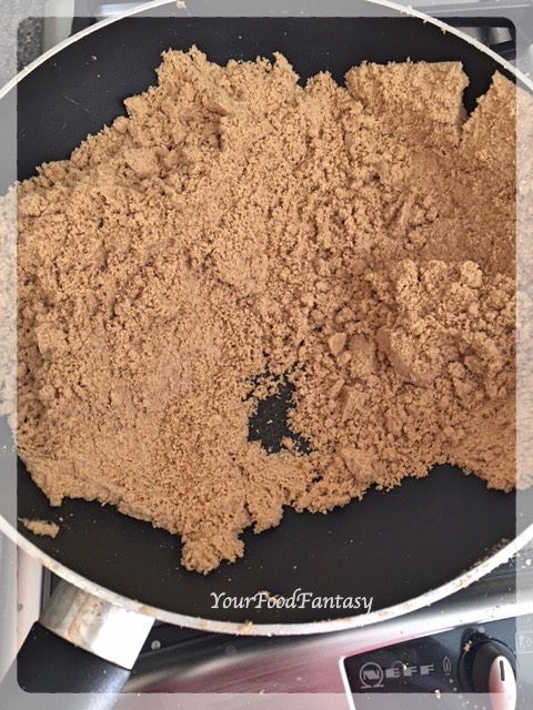 Roasted Flour | Wheat Flour Ladoo Recipe | YourFoodFantasy.com
