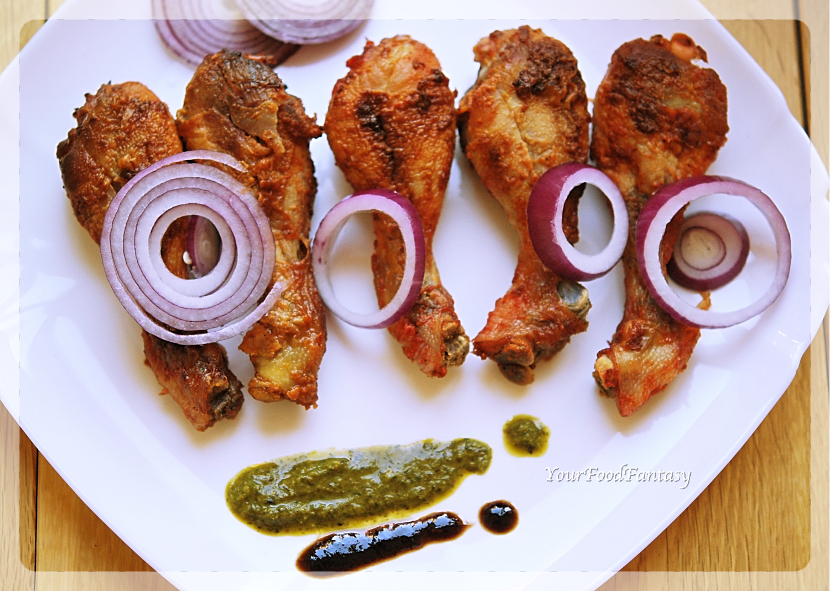 Indian Style Tandoori Chicken Oven Recipe | YourFoodFantasy.com