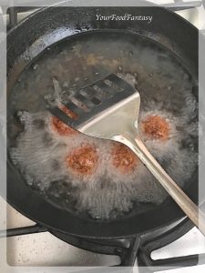 Frying Manchurian Balls | Your Food Fantasy