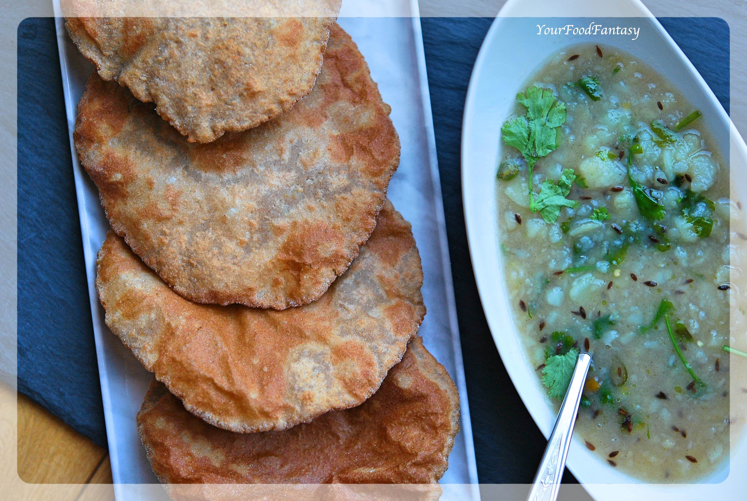 Kuttu Ki Poori Recipe | Buckwheat Flour Puri Recipe | Your Food Fantasy