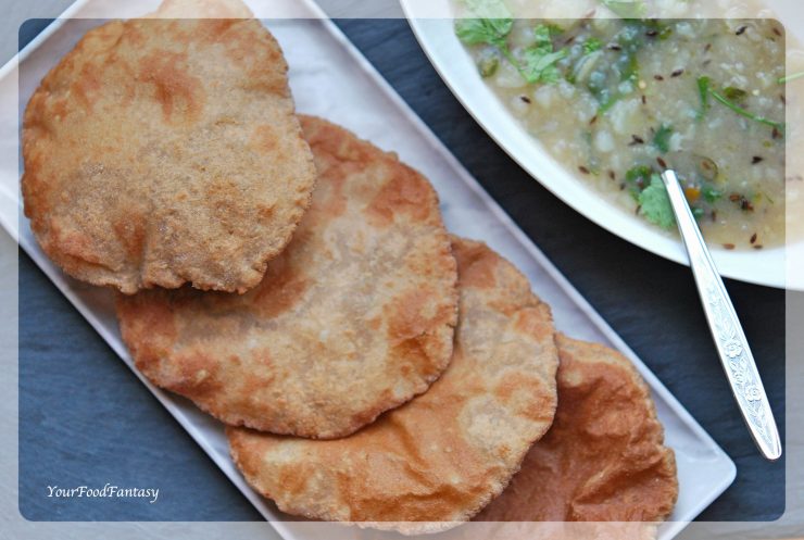 Kuttu Ki Poori Recipe | Buckwheat Flour Puri | Your Food Fantasy