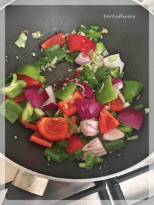 Saute Vegetables | Chilli Chicken Recipe | Your Food Fantasy