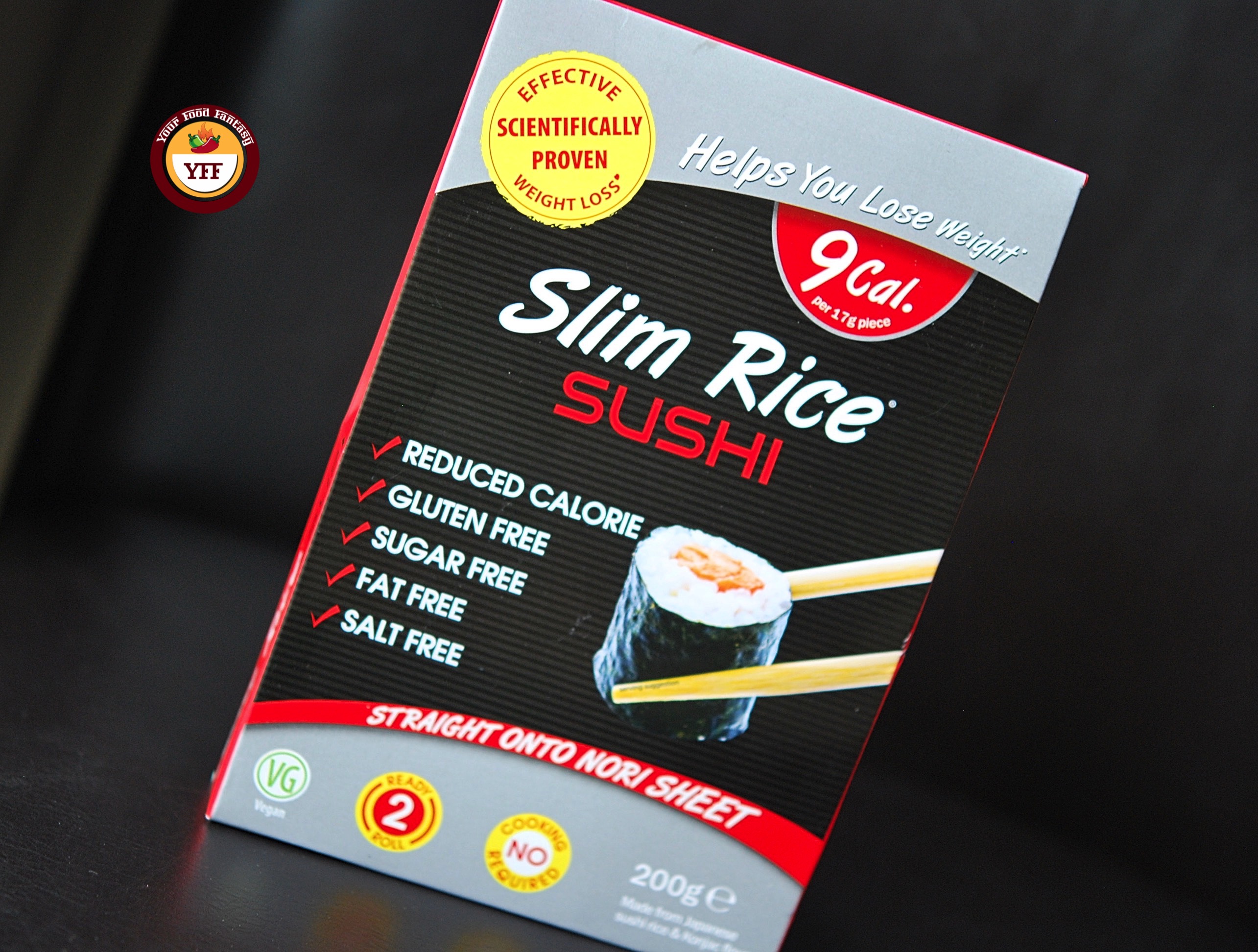 Eat Water Slim Rice Sushi review by Your Food Fantasy
