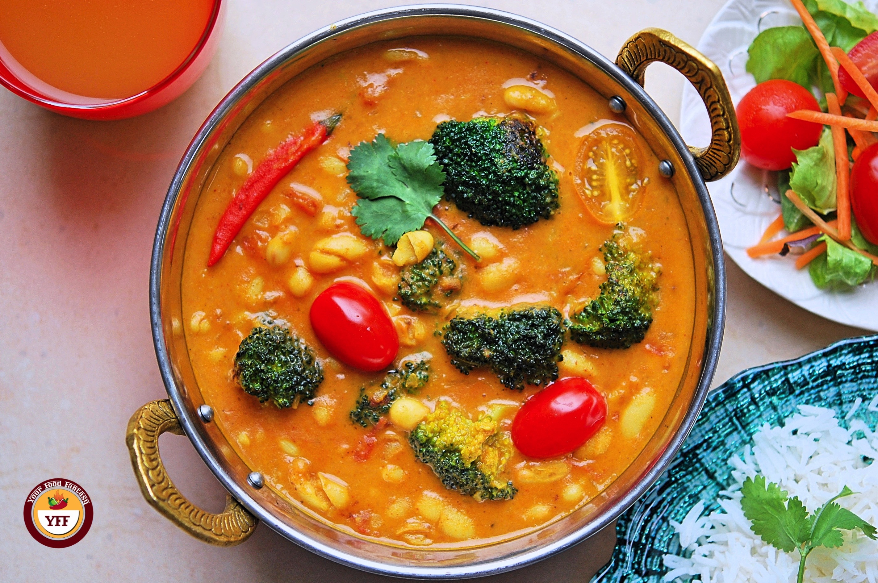Cannellini Broccoli Vegan Curry Recipe | Your Food Fantasy