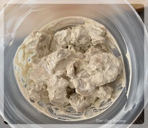 Soya Chaap Marinated for Malai Soya Chaap | Your Food Fantasy