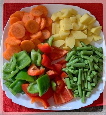Ingredients for Mixed Veg