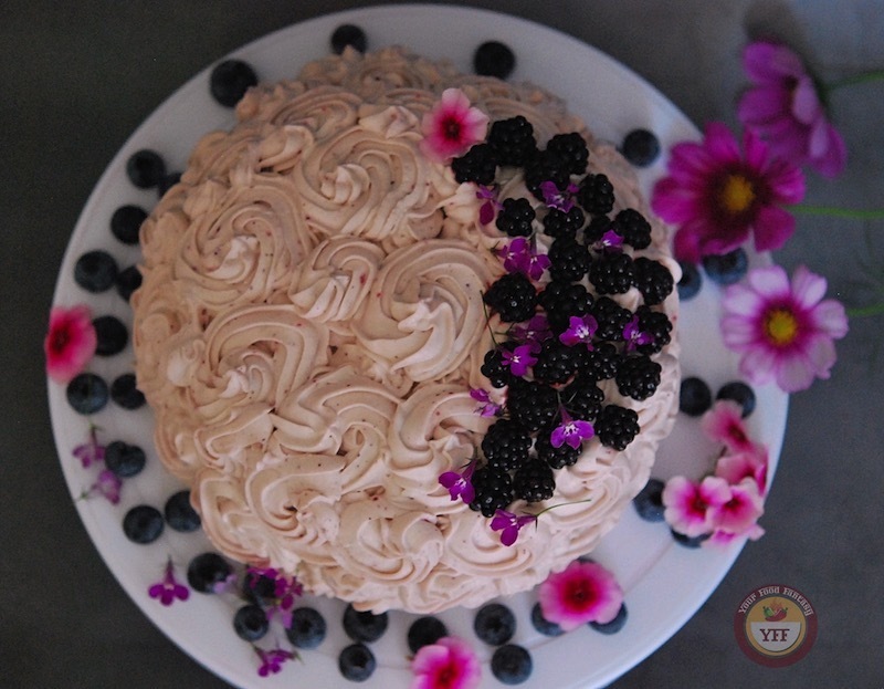 How to make blackberry cake