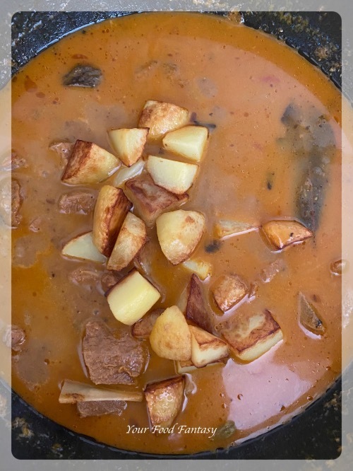 Lamb Potato Curry Recipe Steps
