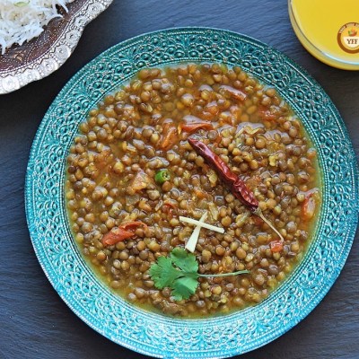 Whole Masoor Dal Recipe - Brown Lentils