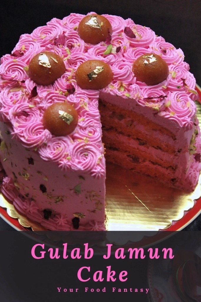Indian Fusion Cake - Gulab Jamun Cake
