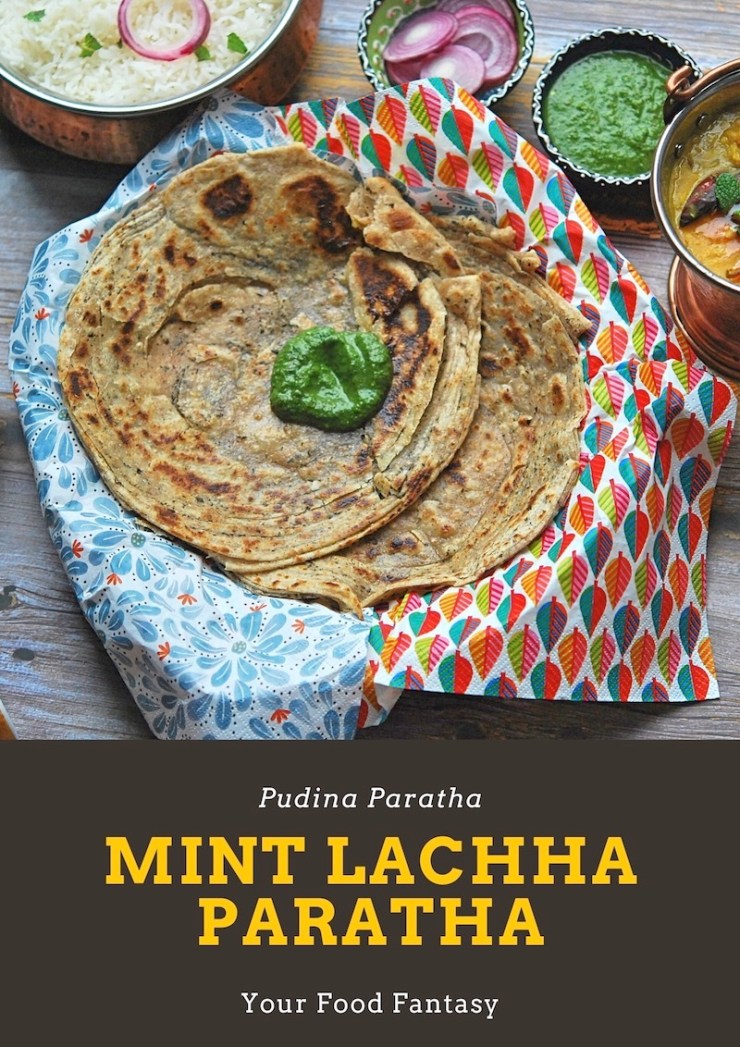 Mint Lachha Paratha Recipe