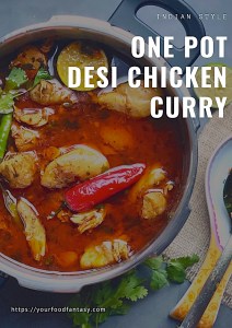 One Pot Desi Chicken Curry - Dhaba Style