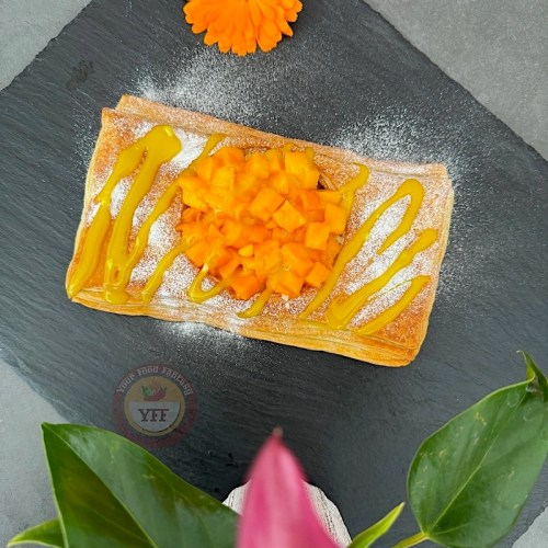 Homemade Mango Danish Pastry