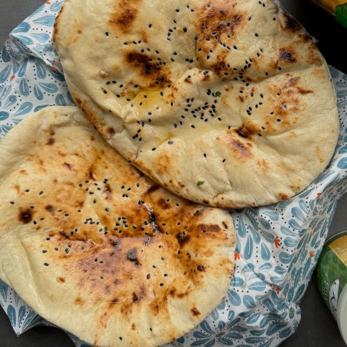 Instant Paneer Stuffed Naan