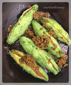 Frying Stuffed Karela | Stuffed Karela Recipe | Your Food Fantasy