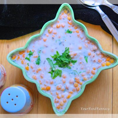 Boondi Raita - Quick and Easy Yoghurt Dip Recipe | YourFoodFantasy.com