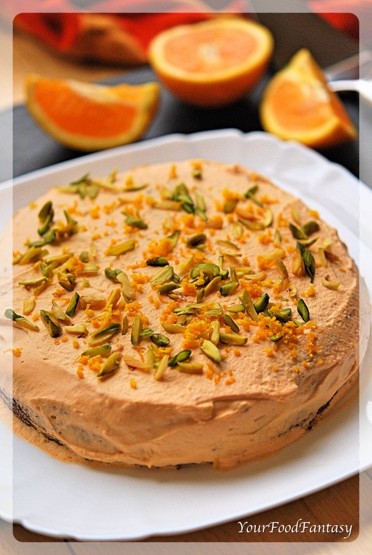 Orange Pistachio Cake Recipe | Your Food Fantasy