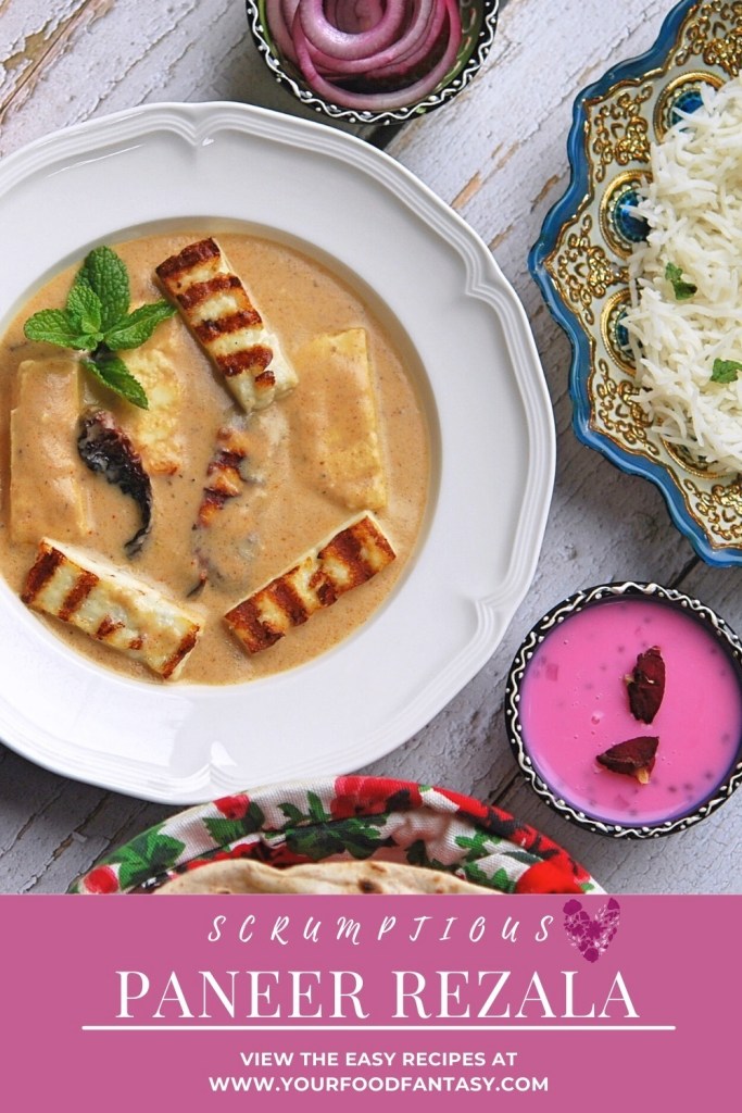 How to make paneer rezala