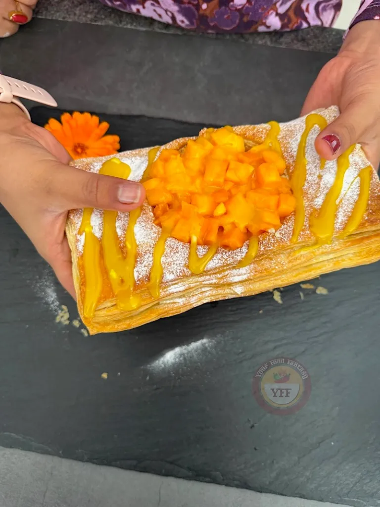 Mega Sized Mango Danish Pastry