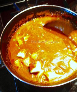 matar paneer preparation recipe - yourfoodfantasy