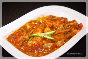 Chilli-paneer recipe at-yourfoodfantasy.com by meenu gupta