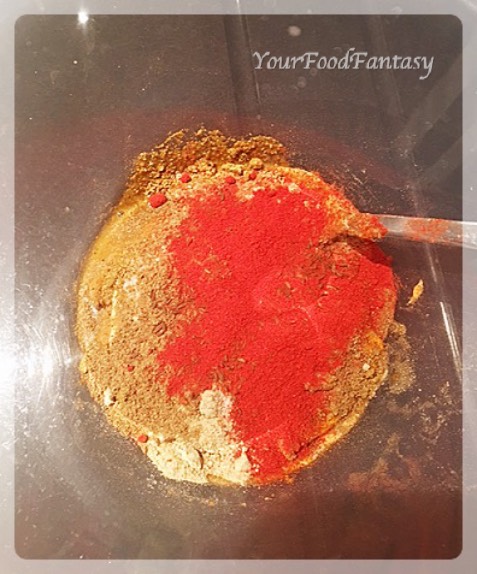 spices mixture for paneer tikka marinade | paneer tikka recipe at yourfoodfantasy.com