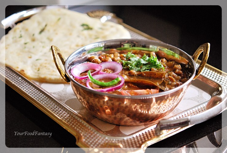 Chana Masala - Chole -Chickpea curry recipe | Your Food Fantasy