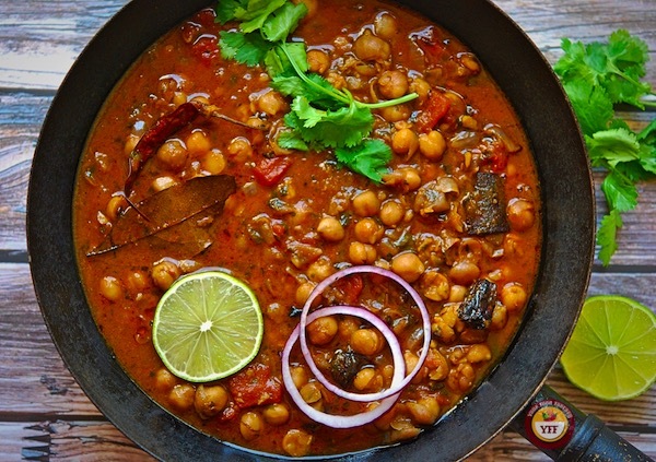 Chickpea Curry Recipe - Chole Recipe | Your Food Fantasy