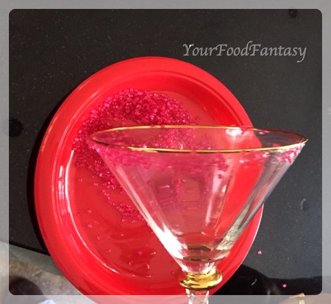 Glass Decoration | Strawberry Margarita Mocktail | YourFoodFantasy