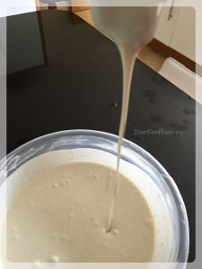Mixing Consistantly for Ghevar | Ghevar Recipe | YourFoodFantasy.com