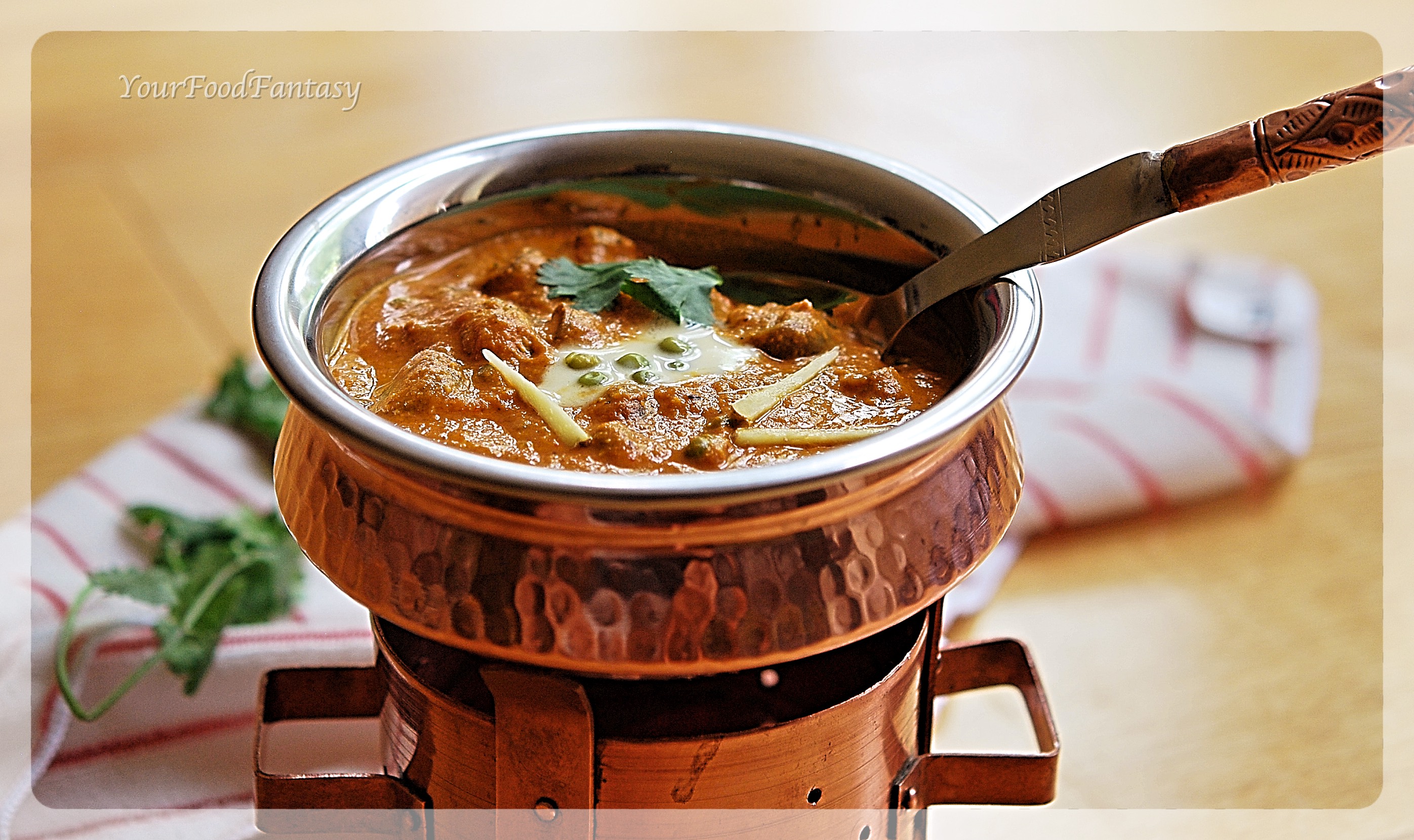 Matar Mushroom Recipe | Indian Curry | YourFoodFantasy.com