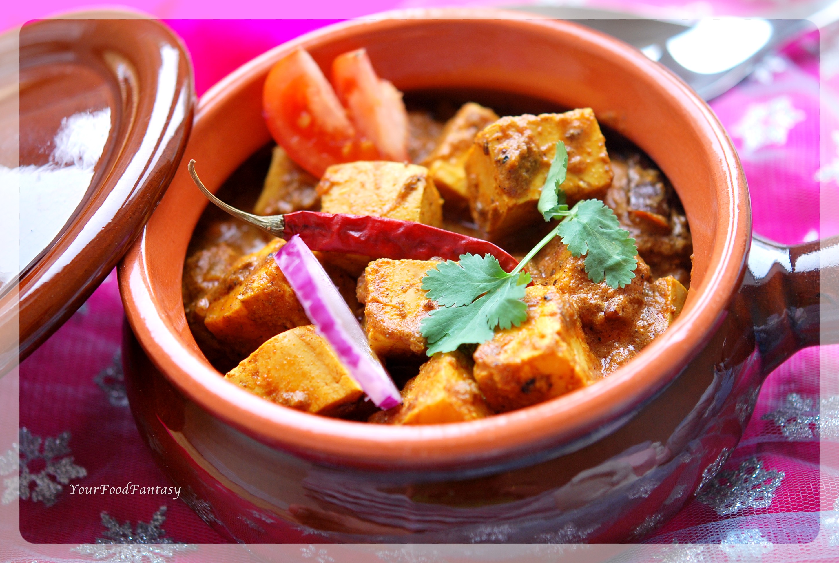 How to make Achari Paneer | YourFoodFantasy.com by Meenu Gupta