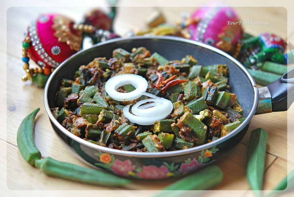 Bhindi Masala Recipe - Dhaba Style Recipe | Your Food Fantasy
