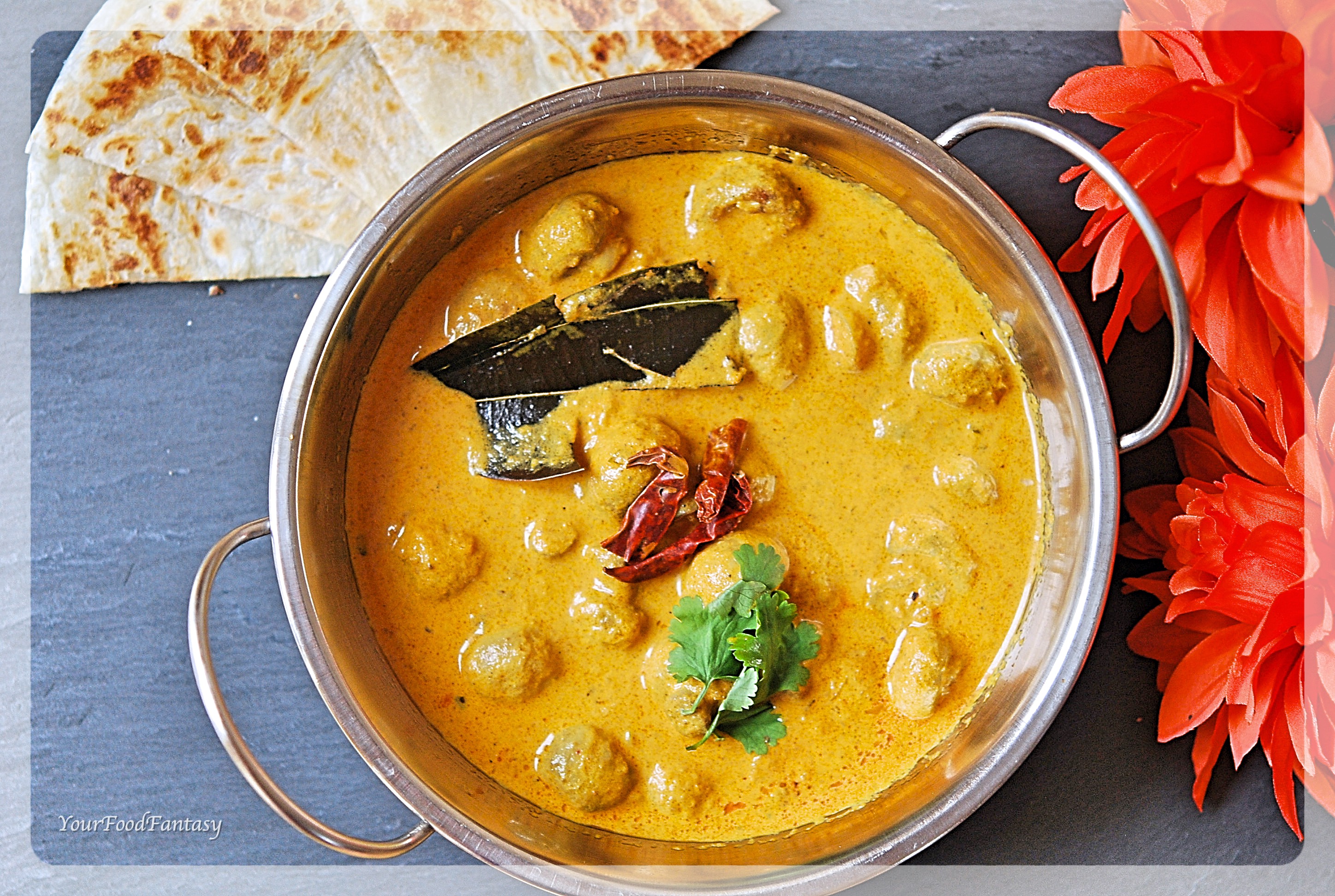 Mushroom Tikka Masala Recipe | YourFoodFantasy.com by Meenu Gupta