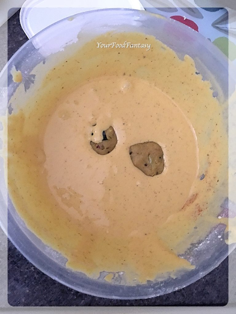 Applying Coating on Vada for Vada Pav | Your Food Fantasy