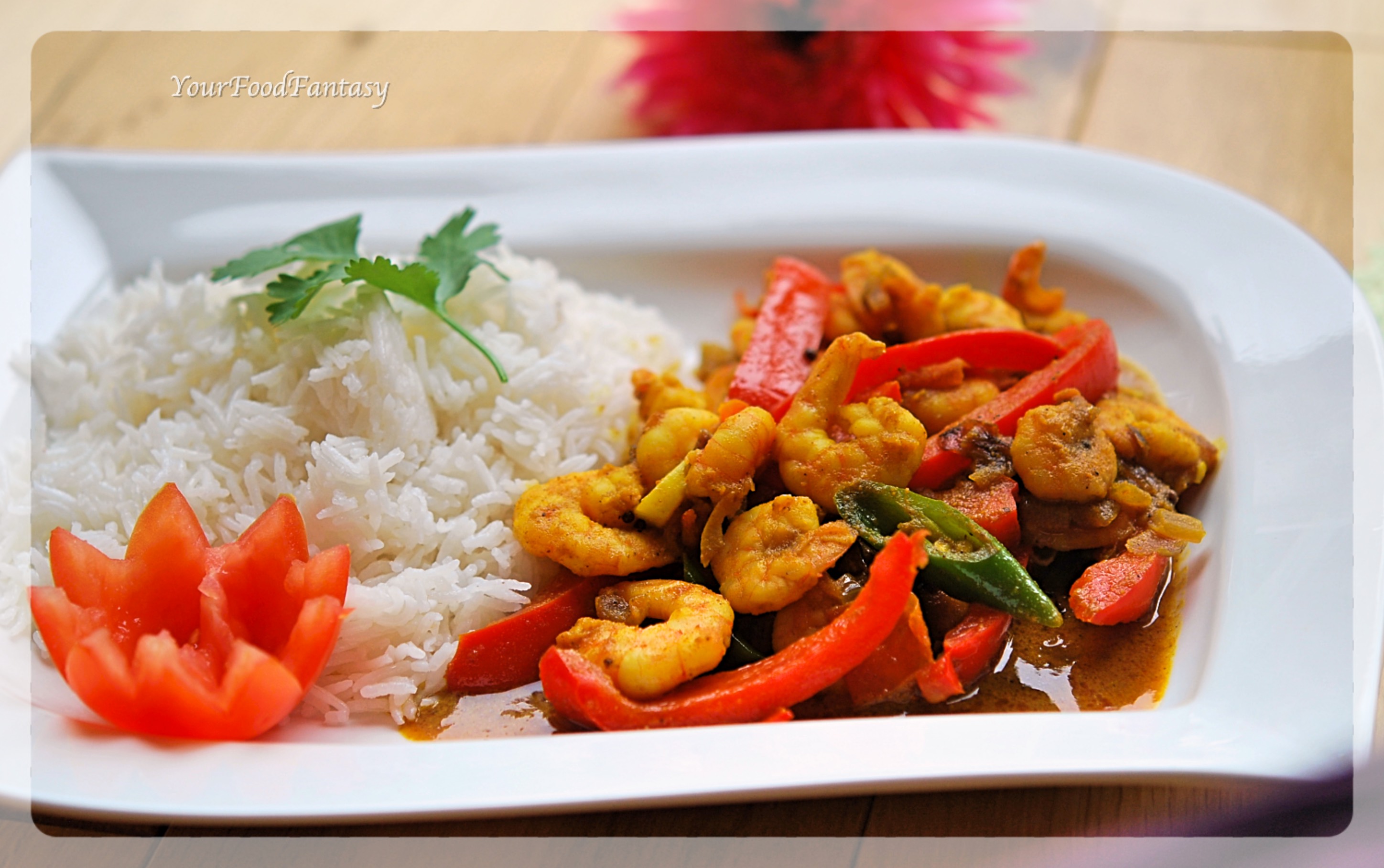 Prawn Capsicum Curry Indian Style | YourFoodFantasy.com