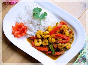Prawn Capsicum Curry Recipe | Your Food Fantasy
