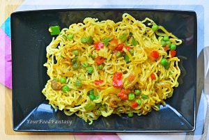 Vegetable Maggi Noodles Recipe Indian Style - Your Food Fantasy