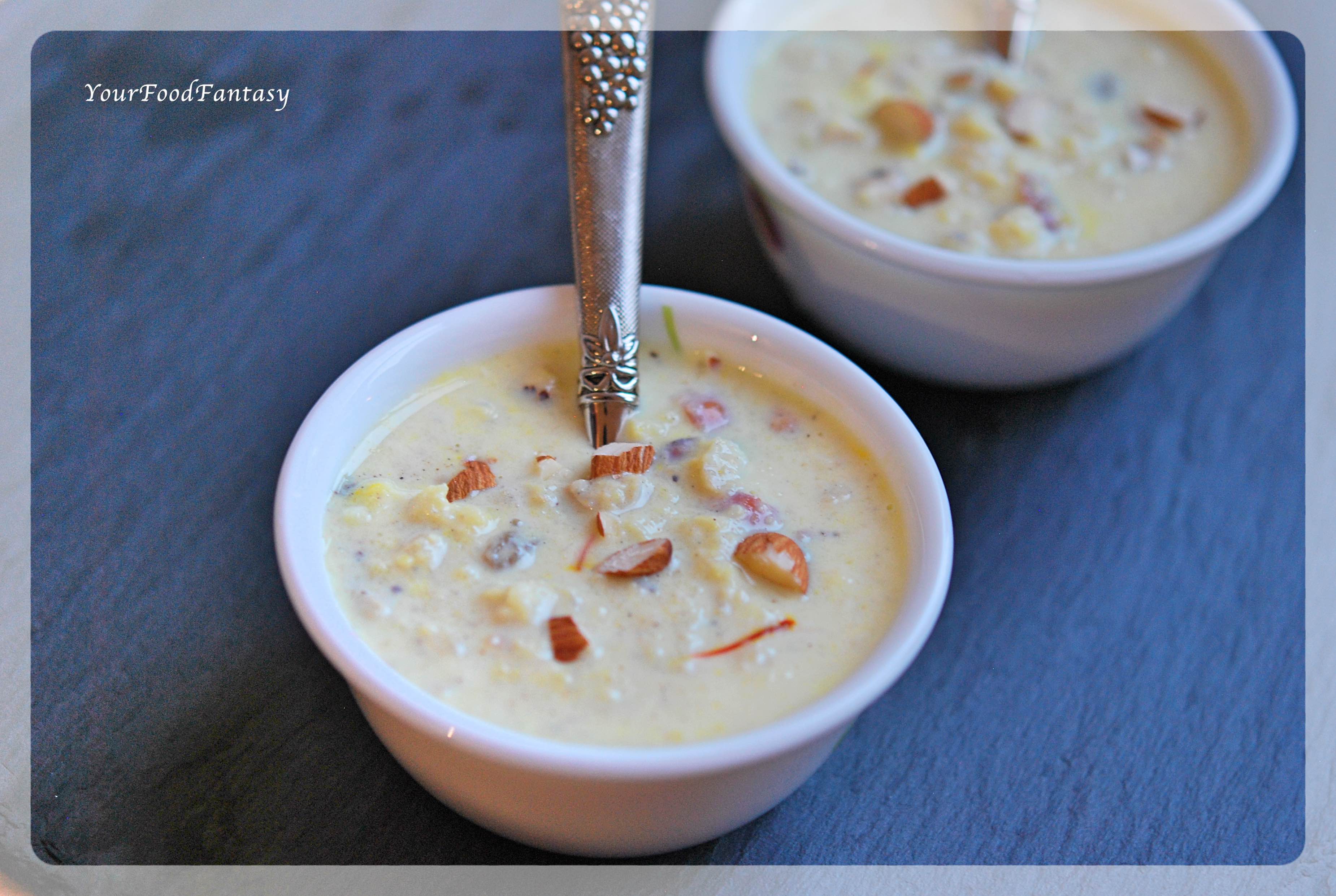 Dry Fruit Kheer | Makhane Ke Kheer | Lotus Seeds Foxnut Seeds Pudding | YourFoodFantasy.com