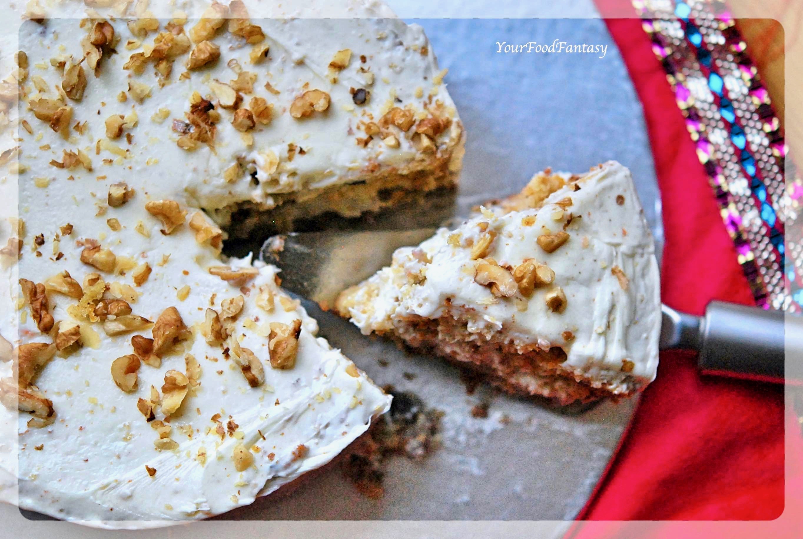 Easy Cake Recipes | Carrot Cake Recipe | Your Food Fantasy