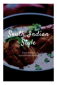 South Indian Style Egg Curry - Your Food Fantasy