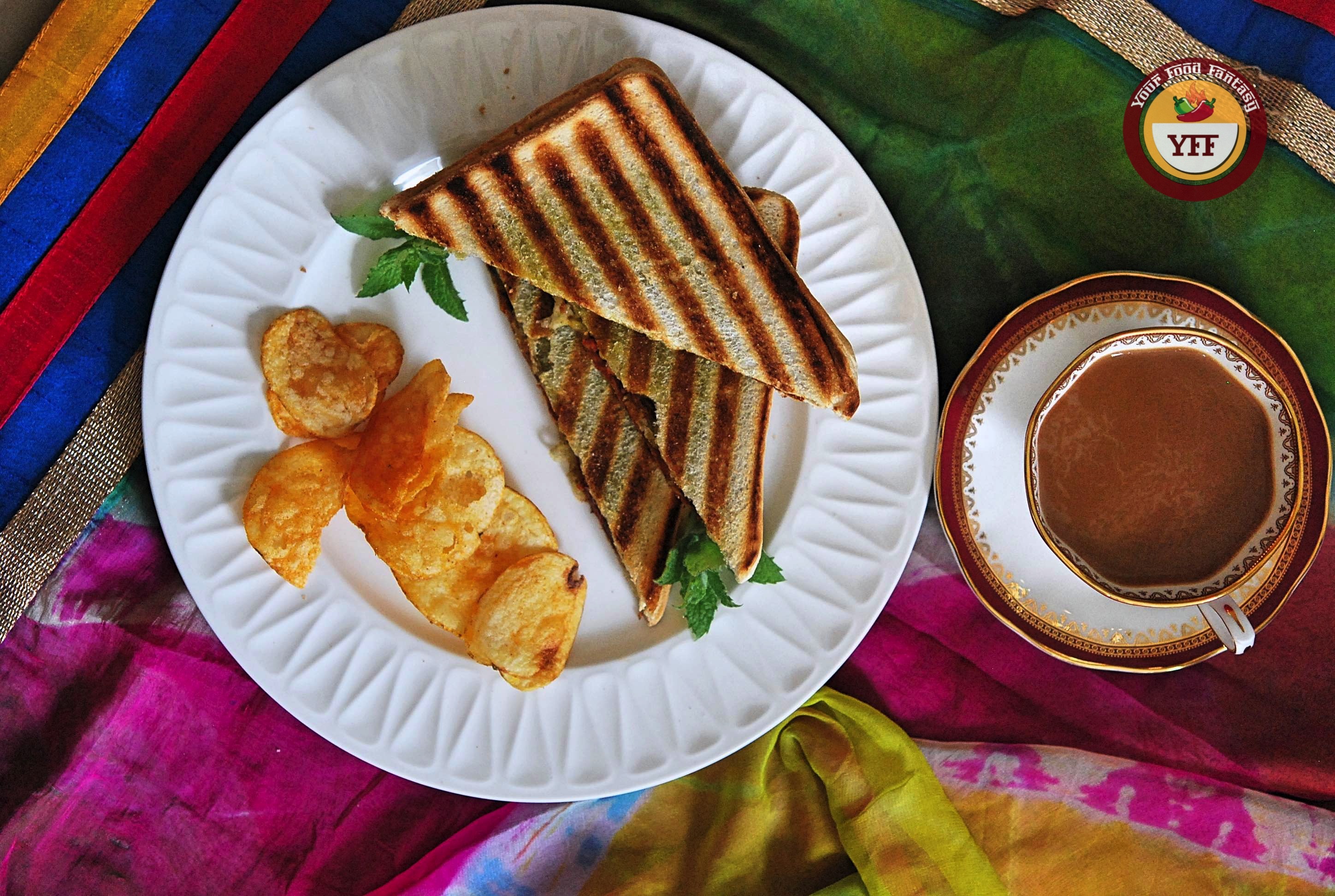 Sundried Tomatoes and Cheese Grilled Sandwich | Your Food Fantasy