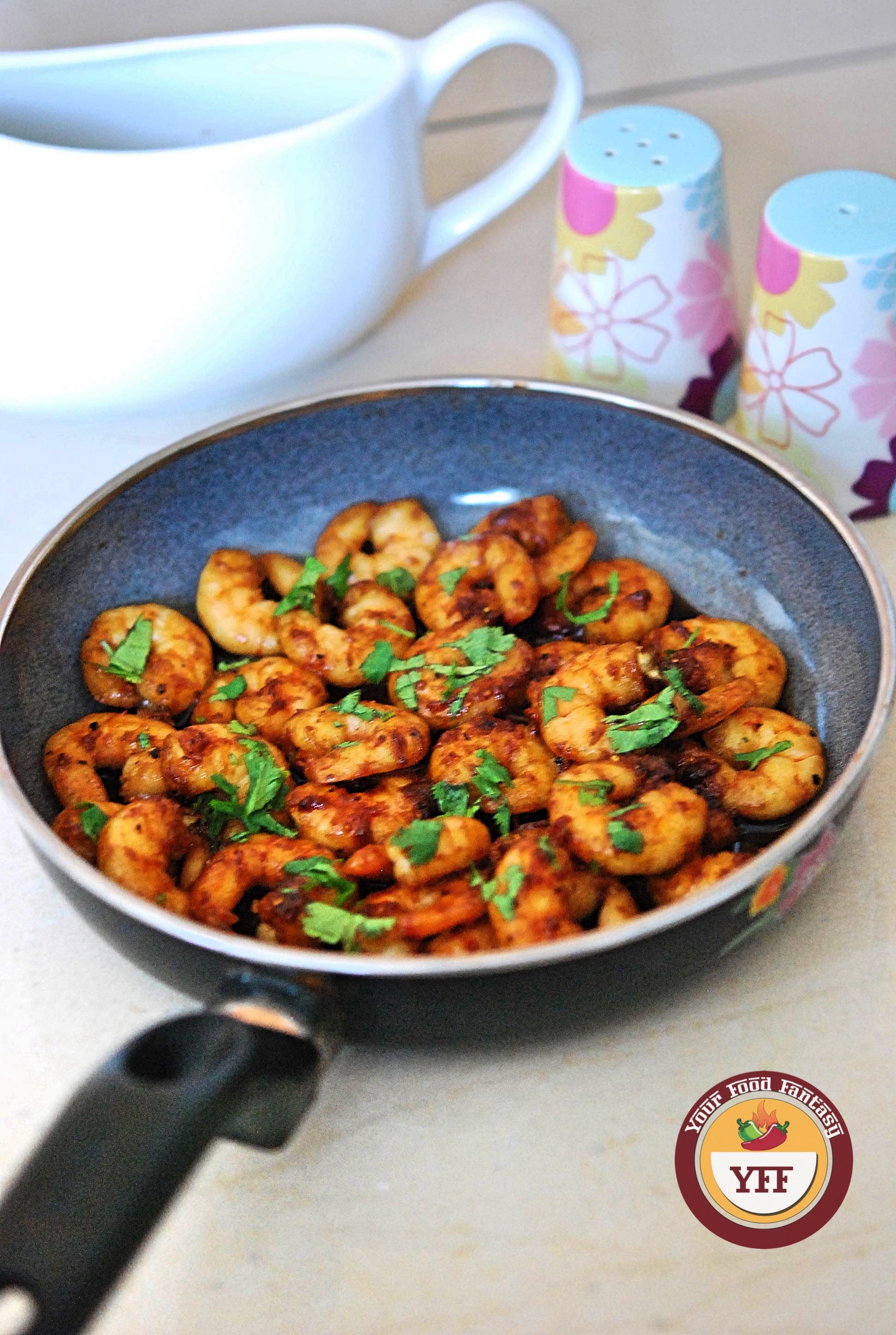 Honey Garlic Prawns | Easy Prawn Recipes | YourFoodFantasy.com