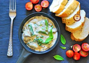 Cheesy Mushroom Brroccoli Starter Recipe | Your Food Fantasy